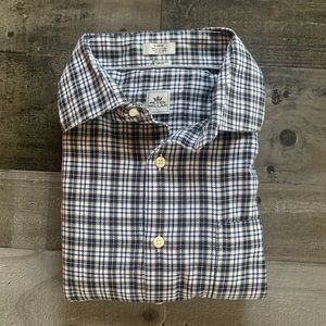 Peter Millar Button Front Shirt Plaid